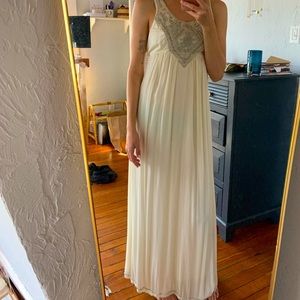 Off white Ecote beaded maxi (small)